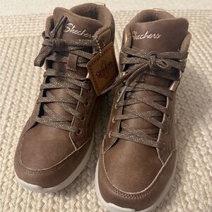 Skechers Ultra Flex Lace-Up Sneaker Boots - Icelyn 8.5